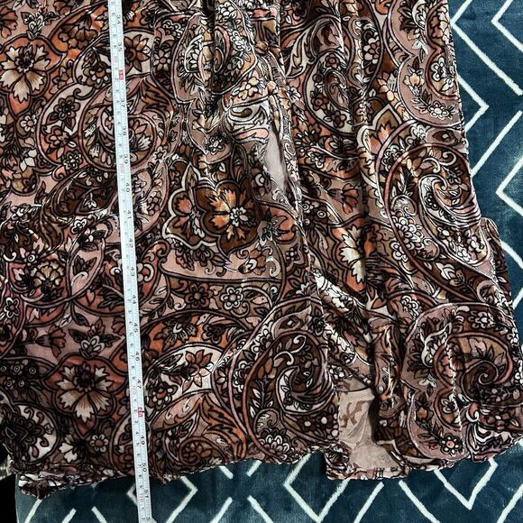 Anthropologie The Katerina Button Front Dress Velvet Edition Size 2 - Picture 15 of 15